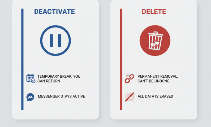 Deactivation vs Deletion Comparison