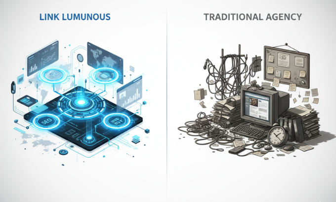Link Luminous vs. A Traditional Digital Agency