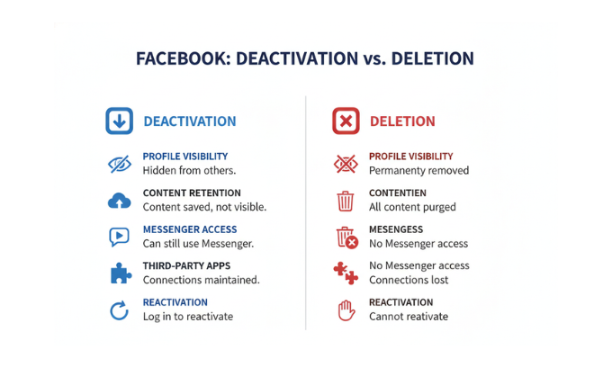 Deactivation vs. Deletion