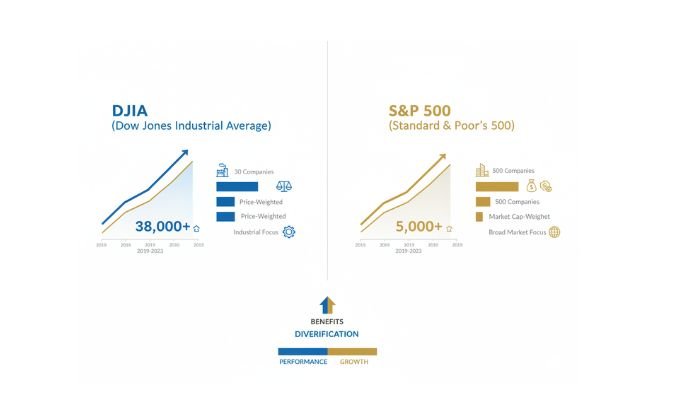 DJIA vs. S&P 500