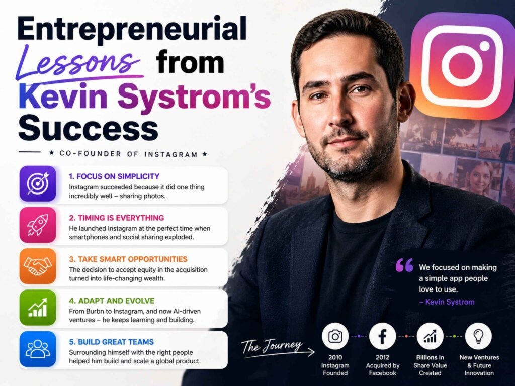Entrepreneurial Lessons from Kevin Systrom's Success