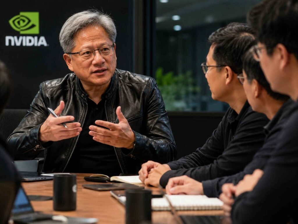 Jensen Huang's leadership style?
