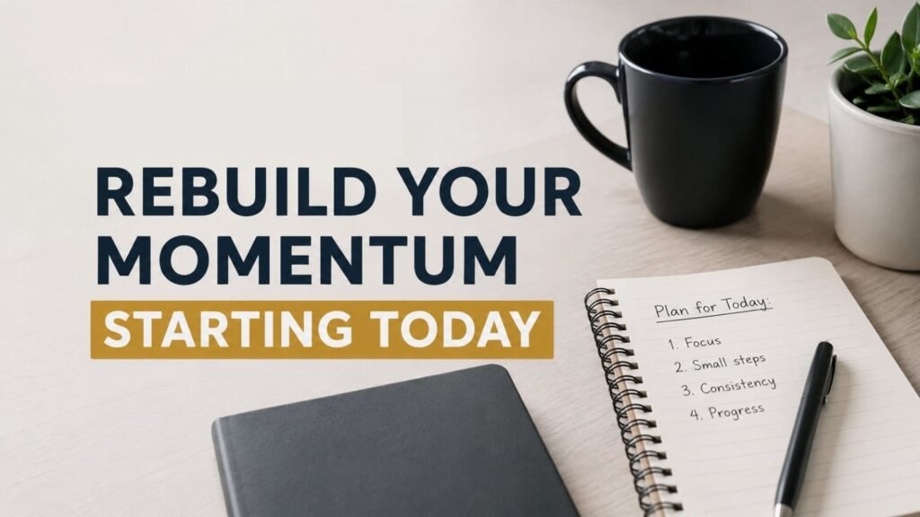 How to rebuild your momentum starting today