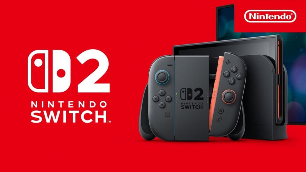Nintendo Switch 2 featuring upgraded hardware, magnetic Joy-Cons, 4K gaming support, and launch titles