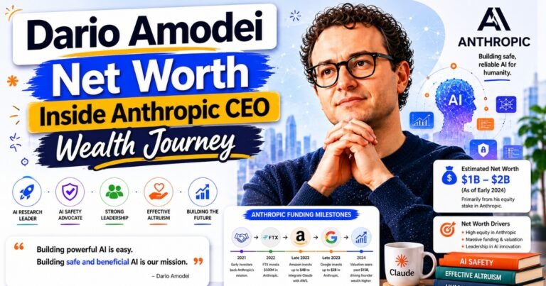 Dario Amodei Net Worth Inside Anthropic CEO Wealth Journey Dario Amodei Net Worth