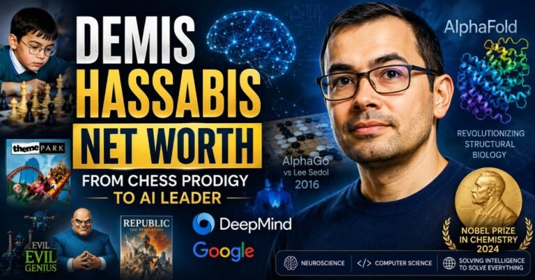 Demis Hassabis Net Worth From Chess Prodigy to AI Leader Demis Hassabis Net Worth