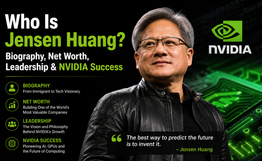 Who Is Jensen Huang? Biography, Net Worth, Leadership & NVIDIA Success
