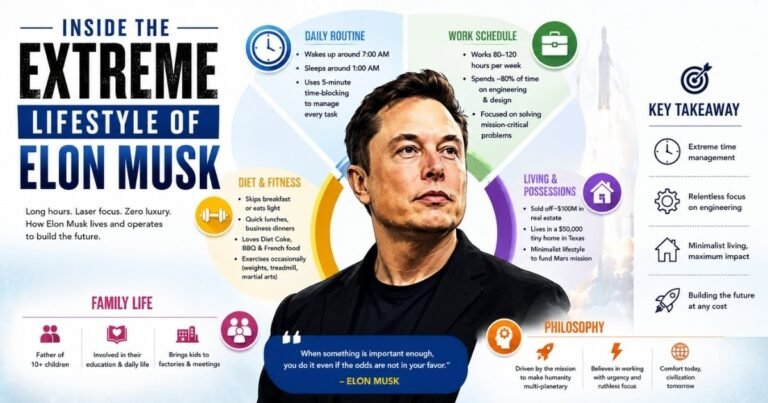 Inside the Extreme Lifestyle of Elon Musk Lifestyle of Elon Musk