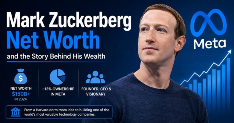 Mark Zuckerberg Net Worth and the Story Behind His Wealth Mark Zuckerberg Net Worth