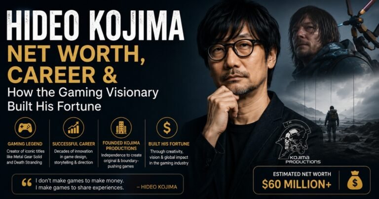 Hideo Kojima Net Worth, Career & How the Gaming Visionary Built His Fortune hideo kojima net worth