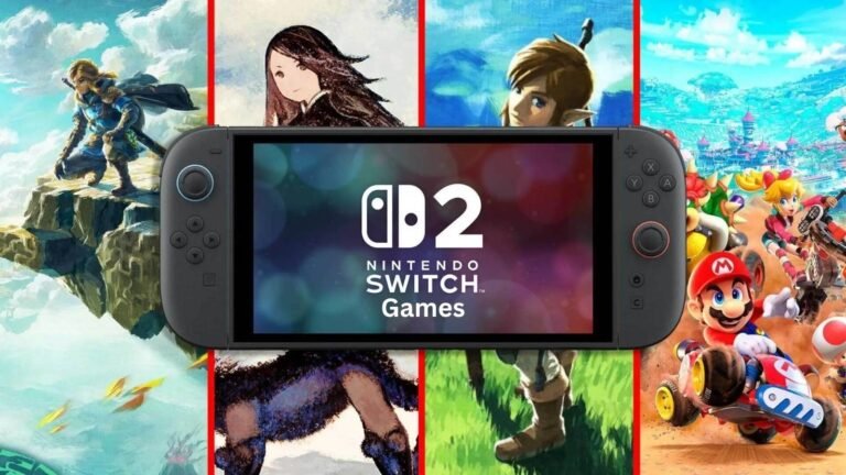 Best Nintendo Switch 2 games including Mario Kart World, Metroid Prime 4, Donkey Kong Bananza, and Zelda