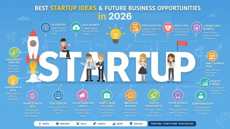 Best Startup Ideas for 2026 and Profitable Business Opportunities Shaping the Future Economy Best Startup Ideas for 2026 including AI, SaaS, fintech, health technology, cybersecurity, and green energy businesses