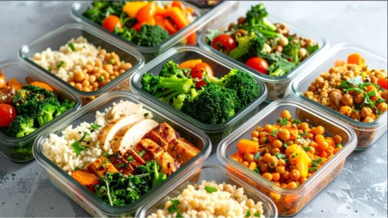 Healthy Meal Prep Ideas to Save Time and Eat Better Healthy meal prep ideas with balanced containers of vegetables, lean protein, and whole grains prepared for the week