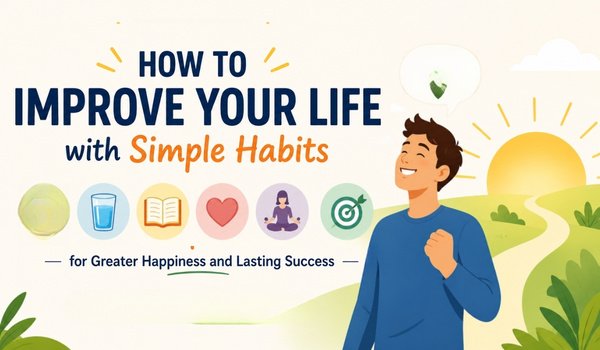 Simple Ways to Improve Your Life and Create More Happiness, Success and Balance Every Day How to Improve Your Life through healthy daily habits, personal growth, and positive lifestyle changes