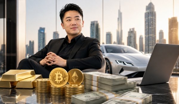 What Is Ben Zhou’s Net Worth and How Did He Build His Crypto Fortune? Ben Zhou Net Worth illustrated with Bybit CEO Ben Zhou and cryptocurrency market background